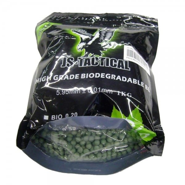 JS-Tactical – Biodegradable Airsoft Pellets 0,25g – Green (1Kg)